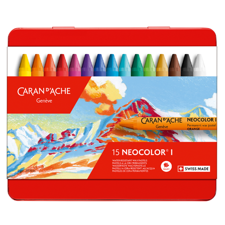 Neocolor I Pastel crayons 15-set