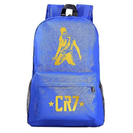 Cr7 Ryggsäck Med USB-Laddning, Pojkar Flickor Laptop Skolväskor, Stöldskyddslås, Rese-Mochila