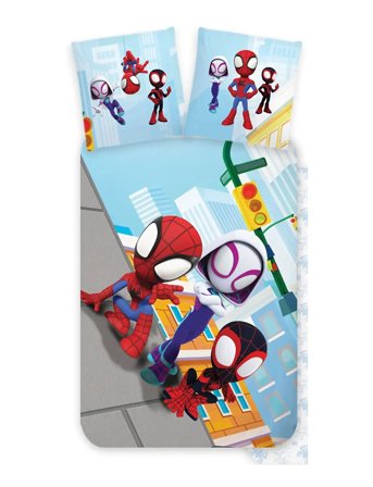 BrandMac Bed Linen Senior Spidey 5460 - 140X200, 60X63 Cm - Multi/patterned - 140X200.60X63CM