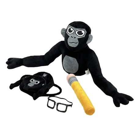 (Pow yeah!) Gorilla Plysdyr Gorilla-Tag Abe Plyslegetøj Bløde Kæledyr Dukke til Spilfans Fødselsdagsgave
