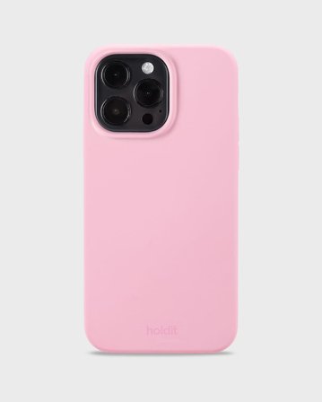 HOLDIT Silicone Case iPhone Pink 15 ProMax, Tøj & Bolig, Elektronik, Telefon & Mobiltilbehør