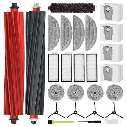 Varaosat Roborock S8 Maxv Ultra -imuriin, pääharja ja sivuharja Kuten kuvassa_MGF