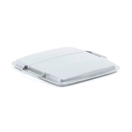 Lokk til avfallsbeholder OLIVER, 90 l, grå