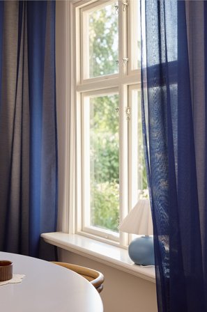 Jotex - Voilegardin 2-pakke Midnattblå - ALBA - Kjøp Multifunksjonsgardiner hos Jotex