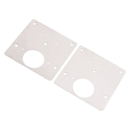 Hengselmonteringsplate 5 hull Stainless Steel Hengselreparasjon KLB