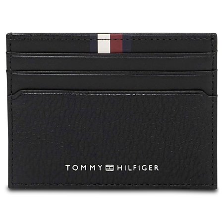 Tarjetero de cuero premium Tommy Hilfiger para hombres - Carteras