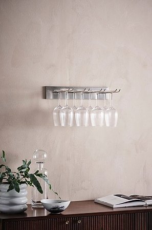 Jotex - Wijnglashouder - 44 Cm Breed Zilver Zilver - GIANNI - Koop Keukengerei bij Jotex