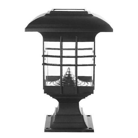 Solcelle-Søjlelampe Vandafvisende Landskabs Have Solcellelys