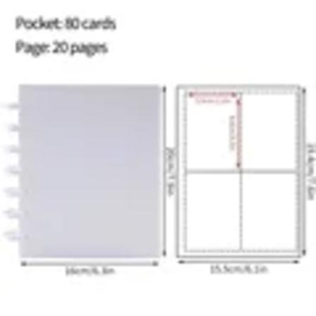 Ins Style Kpop Binder Loose Leaaf Photocard Indehaver Kpop Fotokort Album Diy Dekorativt Fotoalbum Trading Card Samle Bog S1 Photo album