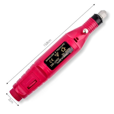 Tåneglesliper for tykke tånegler sett Manikyr og pedikyr Profesjonell Nytt