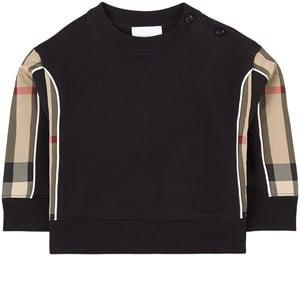 Kids - Burberry Black Milly Check Sweatshirt 12 Months - Jumpers and knitwear - 12 months - Black
