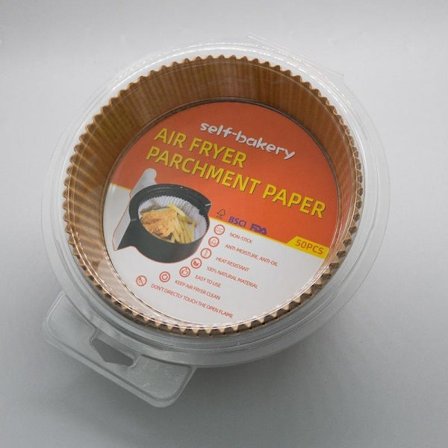 Mordely airfryer papper engångs airfrypapper tillbehör 16/20cm brun