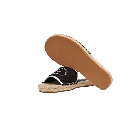 Karl Lagerfeld Kamini KC Maison Log Sort, Dame Sandaler, Størrelse: 38 EU