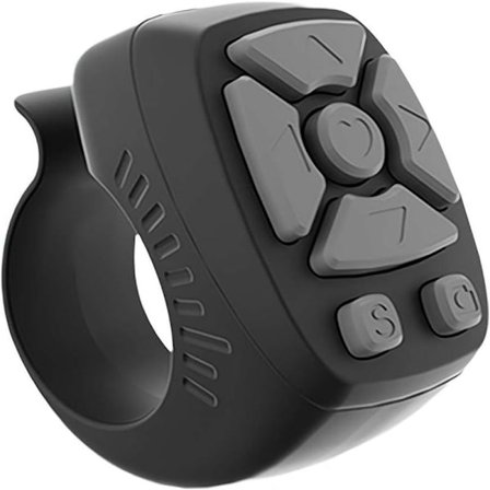 Trådløs Bluetooth-fjernbetjening ny fjernbetjeningspersonsøger Bluetooth-hjulring kort videomusikkamera lukker fjernbetjeningshjulring