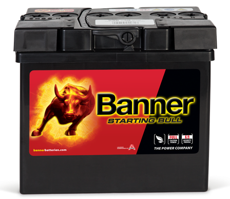 Banner Starting Bull 53030 Startbatteri 12V, 30 Ah, trädgård Polställning 0, Elfördelning & strömförsörjning