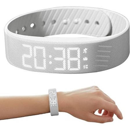 2026 Vibrerende Alarmbånd for Dyp Søvn - Stille Vekkerklokke Armbånd