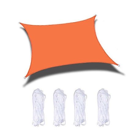 Udendørs Have Solsejl Vandtæt Anti-UV Baldakin, Størrelse: 2m x 2.5m