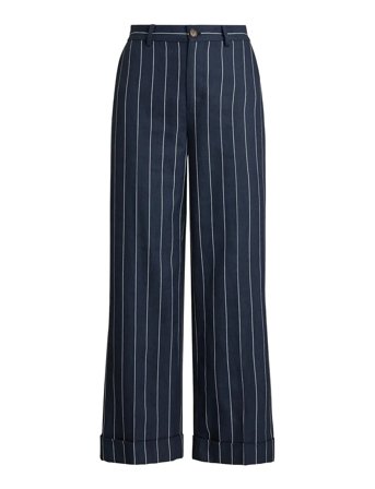Lauren Ralph Lauren | Striped Herringbone Cropped Pant | 42