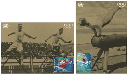 FN Wien - Olympiske lege - Flot sæt maxikort