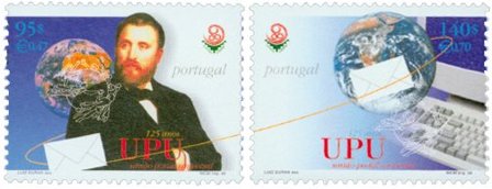 Portugal - UPU jubilæum - Postfrisk sæt 2v