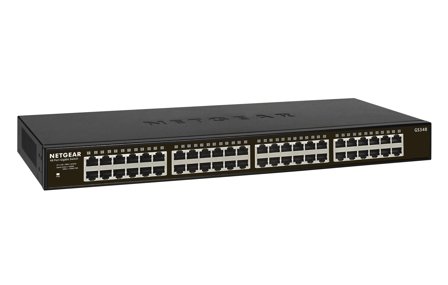 Netgear SOHO GS348 - switch - 48 porter - ikke-styrt - rackmonterbar