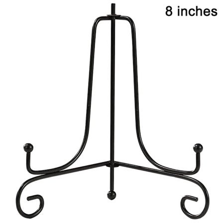 4/6/7/8/10/12 tums järnfäste displaystativ för skål tallrik konst foto ram