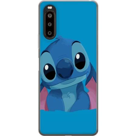 Sony Xperia 10 II Gjennomsiktig deksel Stitch Blå