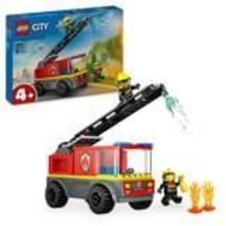 LEGO City 60463 Brandbil med stege - Byggsats - Barn från 4 år och uppåt