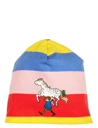 Pippi Langstrømpe Pippi Stripe Beanie - Multi/patterned - 42/44