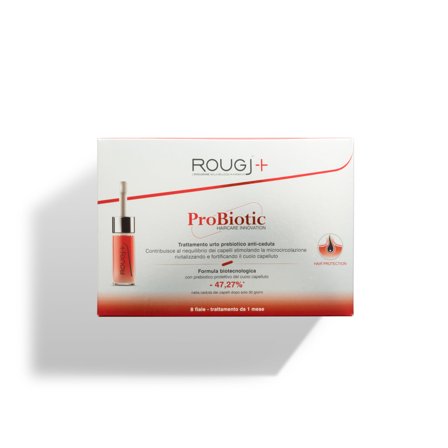 ROUGJ ProBiotic Haircare Fiale Anti-Caduta 8x5ml - Trattamento Anticaduta Capelli