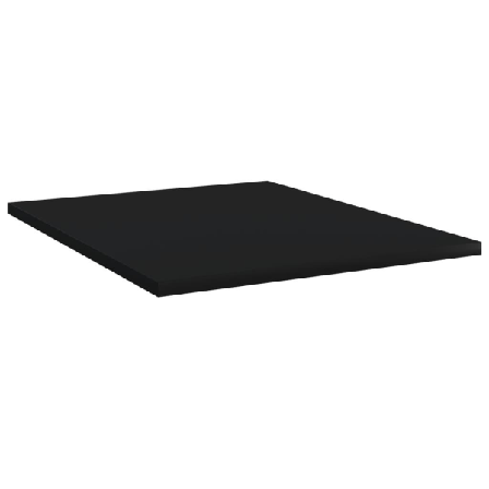 Vidaxl Hyllplan 4 St Svart 40x50x1,5 Cm Konstruerat Trä Svart