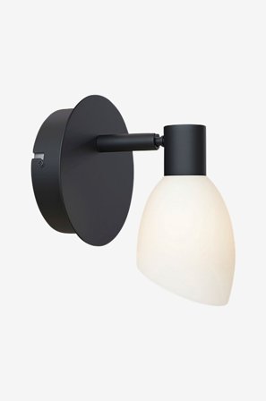 Vägglampa Cut enkel - Herstal - Svart - Vägglampor - Från Homeroom