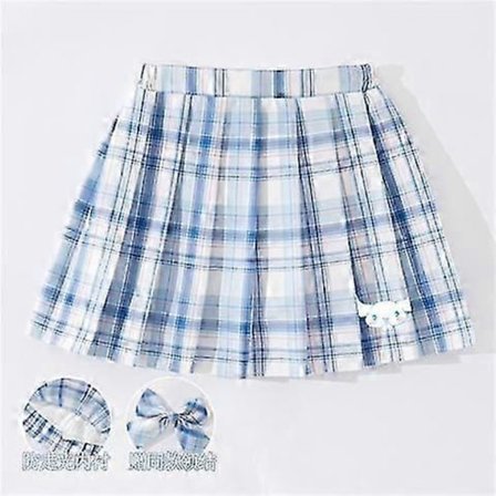 Sanrios My Melody Cinnamoroll Hellokittys Söpöt Tyttöjen JK Laskostettu Hame Sarjakuva Akatemia Uniformu Hame Kawaii Koulupuku Hame-WELLNGS