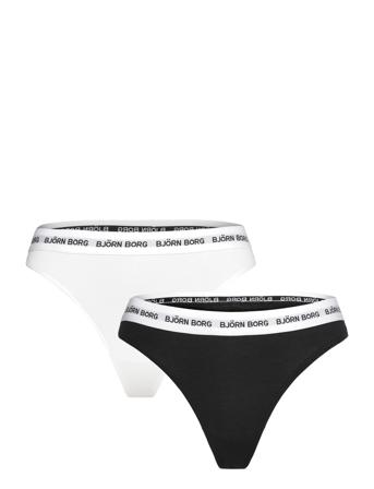 Core Logo Thong 2P Patterned Björn Borg
