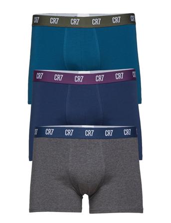 Cr7 Basic, Trunk, 3-Pack Bokserit Monivärinen/Kuvioitu CR7