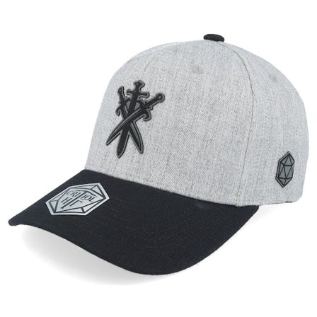 Critiql Hit - Grau Adjustable Cap - Swords Crossed 110 Flexfit Grey/Black Adjustable @ Hatstore
