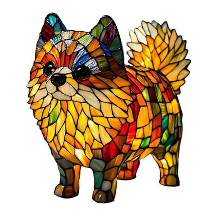 Gravhund Lampe LED Lys Dekoration PUW0518 - Sød Hunde Natlampe Kompatibel med Boligindretning