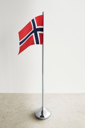Rosendahl - Bordsflagga norsk RO, H35 - Silver - Prydnadssaker - Från Homeroom