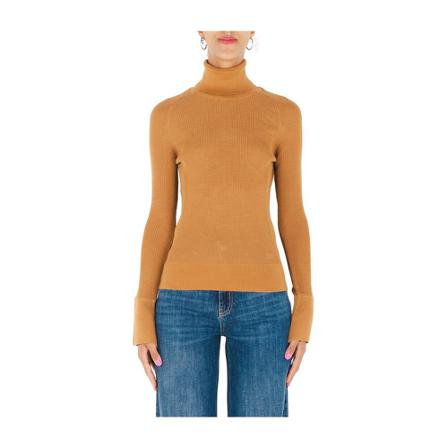 Nenette, Turtlenecks Bruin, Dames, Maat:M