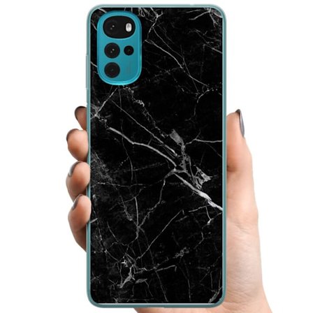Kompatibelt Mobildeksel til Motorola Motorola Moto G22 Svart Marmor