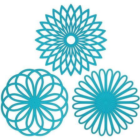 Silikoninen monikäyttöinen kukkateline (3 pakkausta) Ensiluokkainen laatu