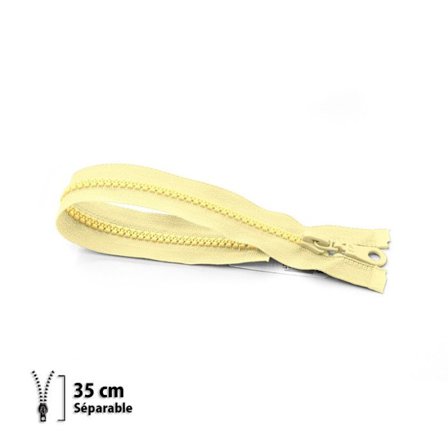 Dragkedja Z54 - formad 6mm separerbar - 35 cm - 7154610035