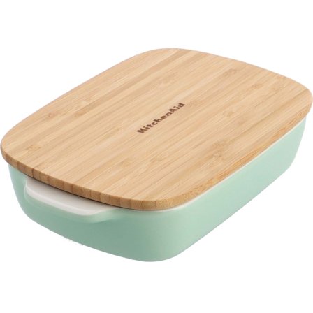 Kitchenaid Ugnsform med lock 26x15,5x6,5 cm, pistage | Matlagning > Kokkärl & Stekpannor > Ugnsformar > Ugnsform | Bagaren och Kocken