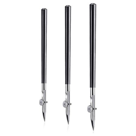 3 størrelser Art Ruling Pen Set, 3 pakker - hengslet maskeringspenn, rett linjepenn for å tegne montering zdq