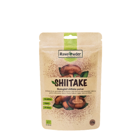 Rawpowder Ekologiskt Shiitakepulver 125 g