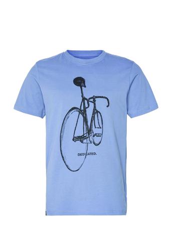 T-Shirt Stockholm Pencil Bike Steel Blue T-shirt Blå DEDICATED