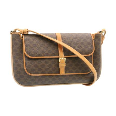 Celine Vintage, pre-owned Shoulder Bag Bruin, Dames, Maat:ONE Size,leer