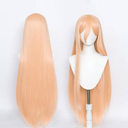 Anime Chainsaw Man Makima Power Cosplay Wig Long