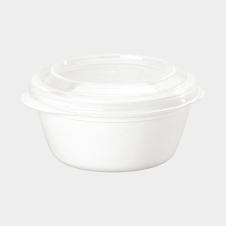 Lunchbox Nordiska Plast Everyday Rond, wit, 250 ml