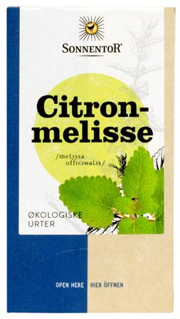 Sonnentor Citronmelisse te Ø 18 breve, Helse & Madvarer, Te, Urtete